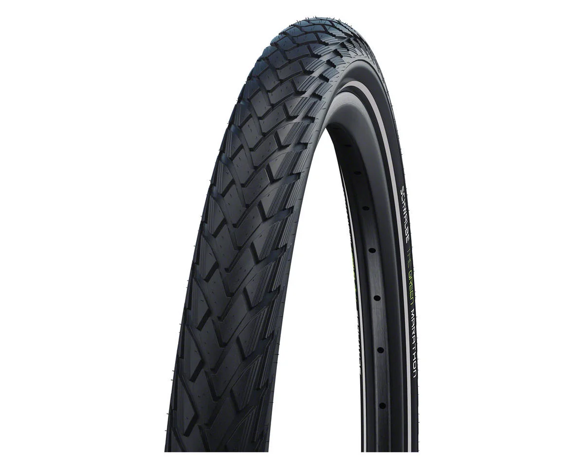 Schwalbe Green Marathon Touring/City Tire (Black/Reflex) (700c) (55mm) (Wire) (Addix Eco/GreenGuard)